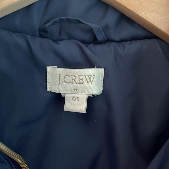 J Crew quilted navy jacket size XXS - Picture 6 of 6